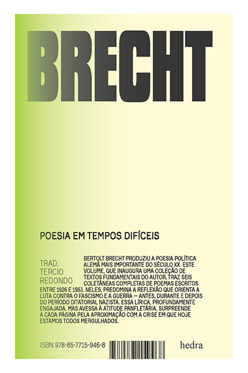 Poesia em tempos difíceis