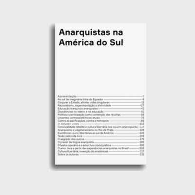 Anarquistas na América do Sul (Edson Passetti; Sílvio Gallo; Acácio Augusto. Editora Hedra) [POL042010]