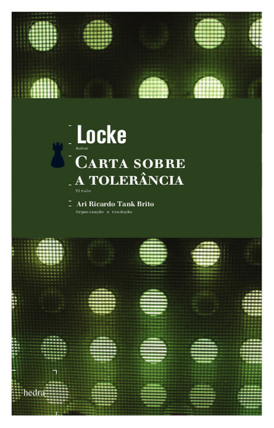 Carta sobre a tolerância (John Locke. Editora Hedra) [POL032000]